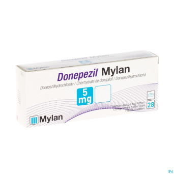 Donepezil mylan  5,0 mg comp pell 28 x  5,0 mg
