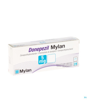 Donepezil mylan  5,0 mg comp pell 28 x  5,0 mg