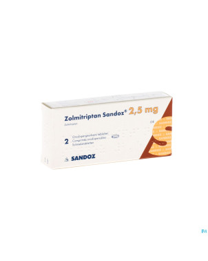 Zolmitriptan sandoz 2,5 mg comp orodisp  2