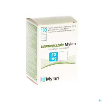 Esomeprazole viatris 20mg caps 100