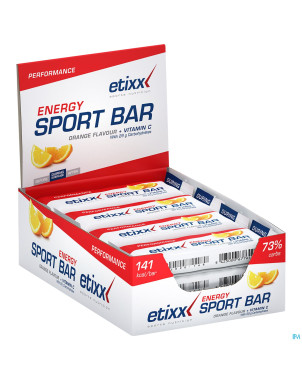 Etixx energy sport bar orange    12x40g