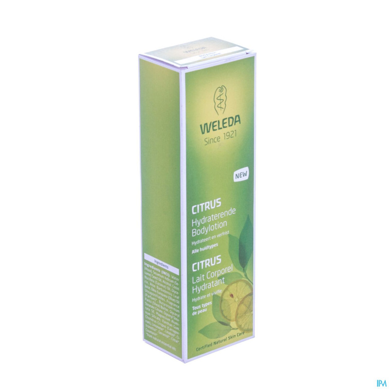 Weleda citrus lait corporel hydra 200ml
