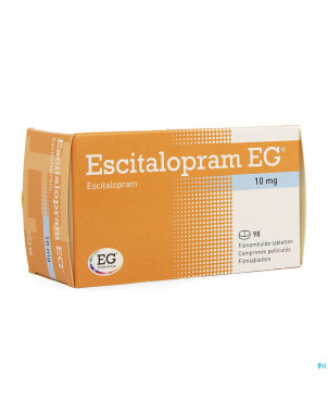 Escitalopram eg 10 mg comp pell 98 x 10 mg