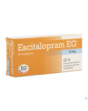 Escitalopram eg 10 mg comp pell 28 x 10 mg