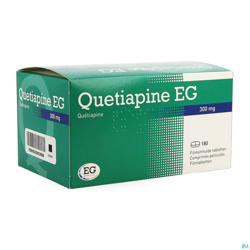 Quetiapine eg comp pell 180x300mg