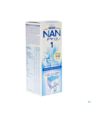 Nan pro 1 lait pdr   sticks 4x26g