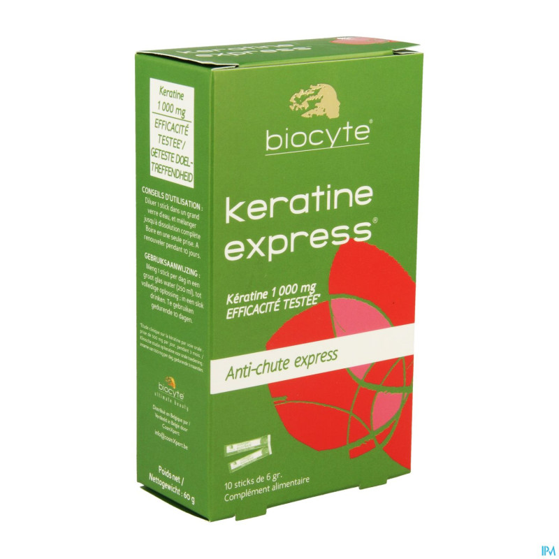 Biocyte keratine express sticks 10x6g