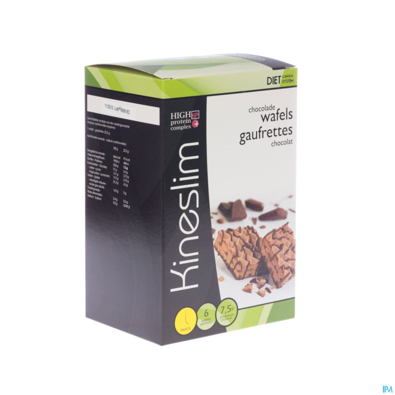 Kineslim gauffrette chocolat 3x2