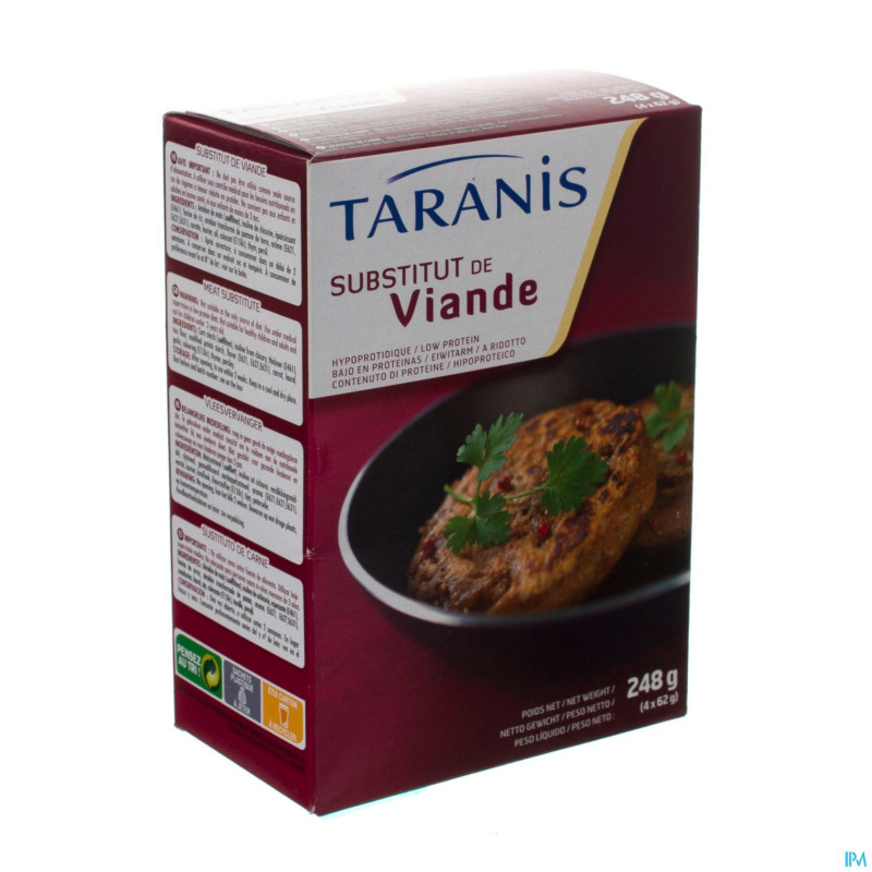 Taranis substitut viande    4x62g 4653 revogan