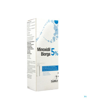 Minoxidil biorga 5% sol cutanee coffret  fl 1x60ml