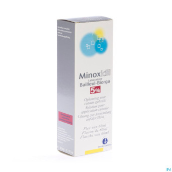 Minoxidil biorga 5% sol cutanee coffret  fl 1x60ml