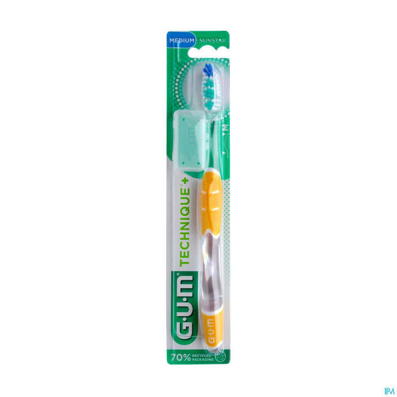 Gum brosse technique compact medium+softpicks 493m