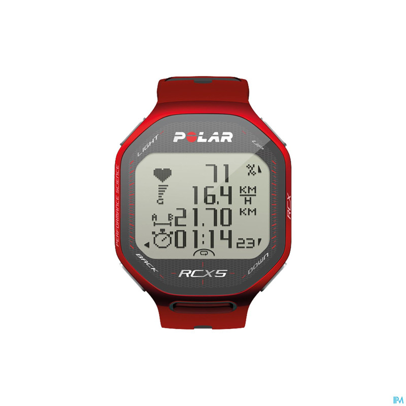 Polar rcx5 sd run red cardiofrequencemetre