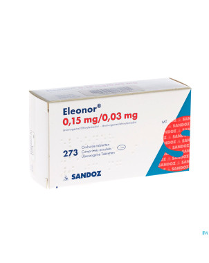 Eleonor 0,15mg/0,03mg tabl enrobee 13x21