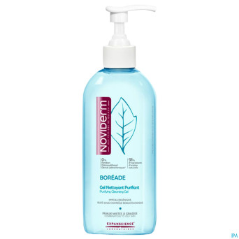 Noviderm boreade gel nettoyant purifiant