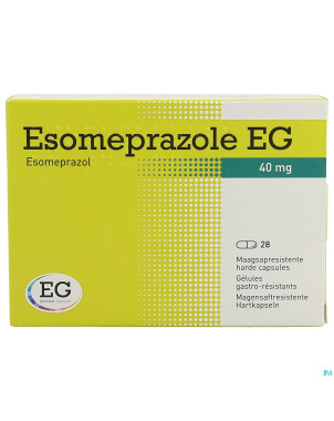 Esomeprazole eg 40mg caps gastro resist 28x40mg