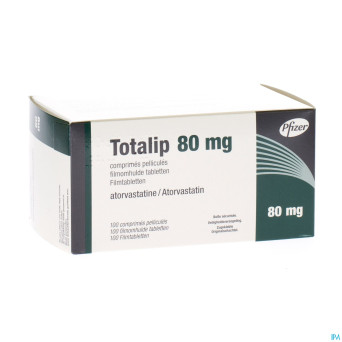 Totalip 80mg comp pell 100