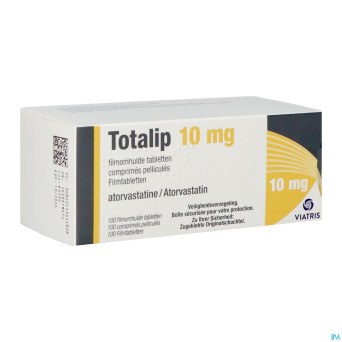 Totalip 10mg comp pell 100