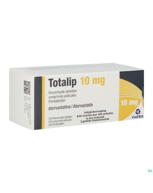 Totalip 10mg comp pell 100