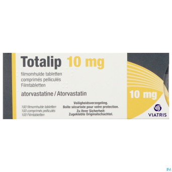 Totalip 10mg comp pell 100