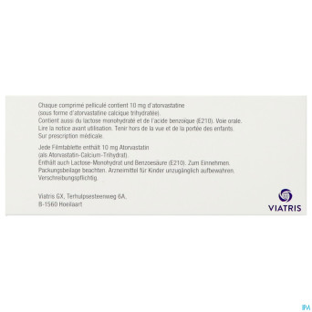 Totalip 10mg comp pell 100