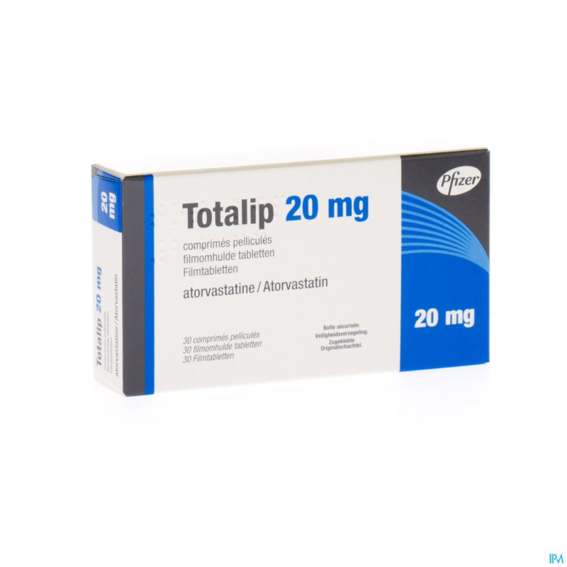 Totalip 20mg comp pell  30