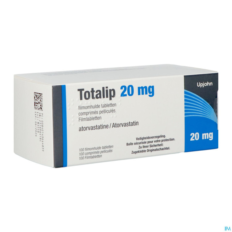 Totalip 20mg comp pell 100