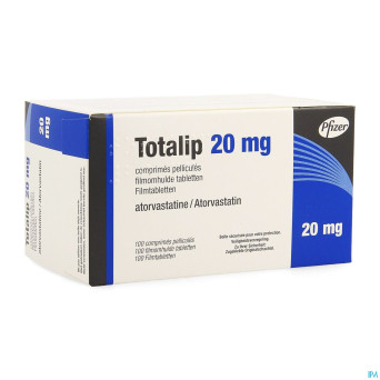 Totalip 20mg comp pell 100