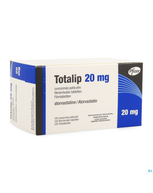 Totalip 20mg comp pell 100