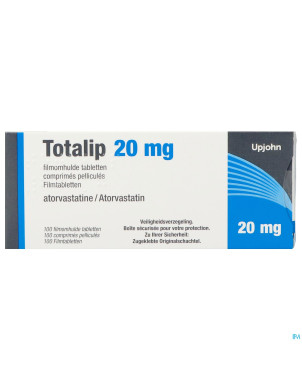 Totalip 20mg comp pell 100