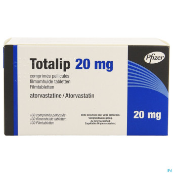 Totalip 20mg comp pell 100