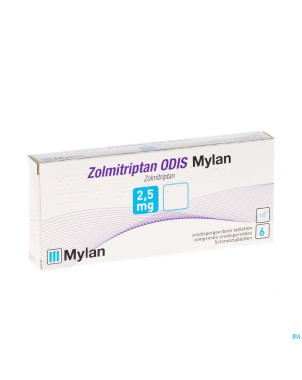 Zolmitriptan odis viatris 2,5mg comp orodisp. 6