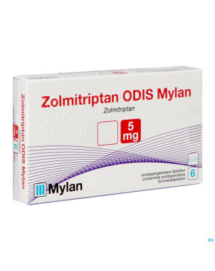 Zolmitriptan odis viatris 5mg comp orodisp. 6