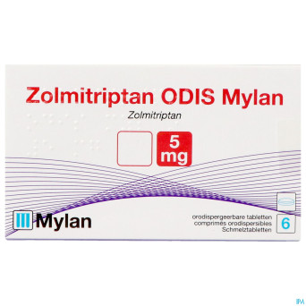 Zolmitriptan odis viatris 5mg comp orodisp. 6