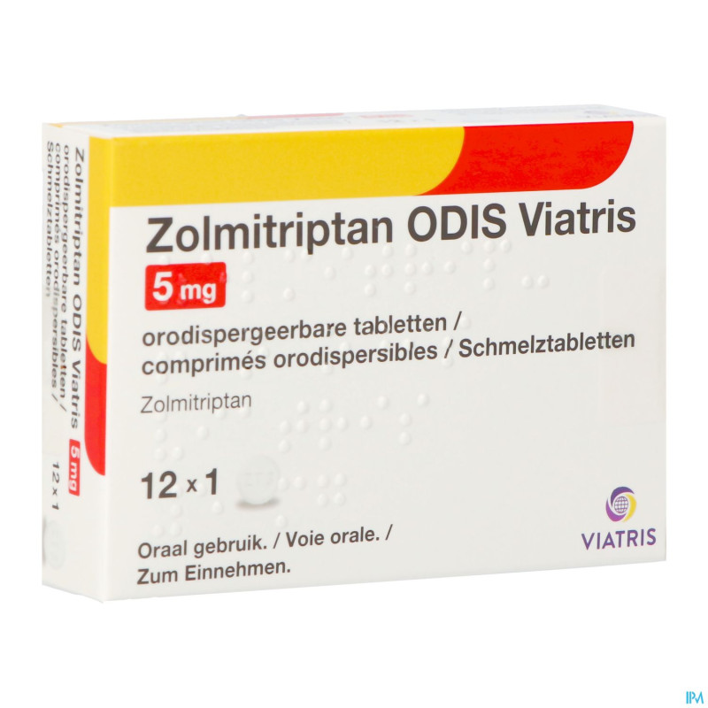 Zolmitriptan odis viatris 5mg comp orodisp. 12