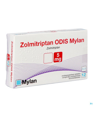Zolmitriptan odis viatris 5mg comp orodisp. 12