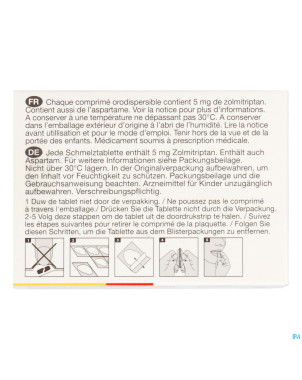 Zolmitriptan odis viatris 5mg comp orodisp. 12