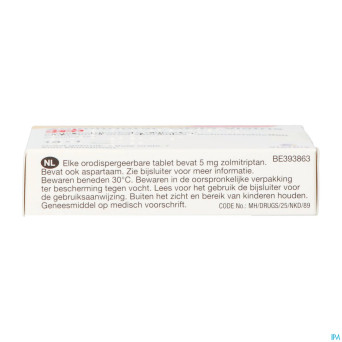 Zolmitriptan odis viatris 5mg comp orodisp. 12