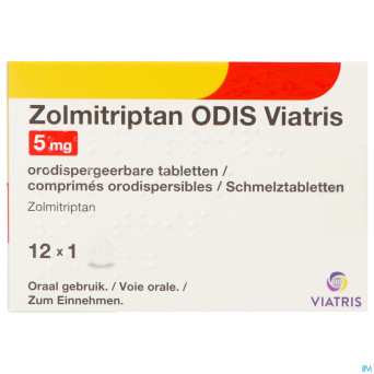 Zolmitriptan odis viatris 5mg comp orodisp. 12