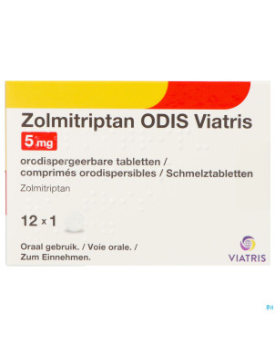 Zolmitriptan odis viatris 5mg comp orodisp. 12