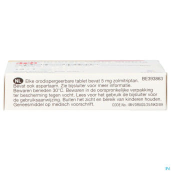 Zolmitriptan odis viatris 5mg comp orodisp. 12