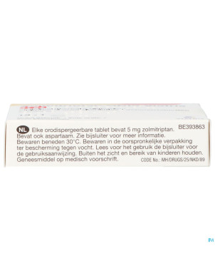 Zolmitriptan odis viatris 5mg comp orodisp. 12