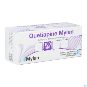 Quetiapine viatris 100mg comp pell 60