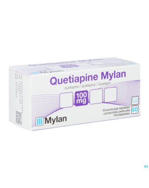 Quetiapine viatris 100mg comp pell 60