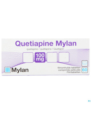 Quetiapine viatris 100mg comp pell 60