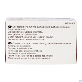 Quetiapine viatris 100mg comp pell 100