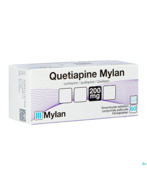 Quetiapine viatris 200mg comp pell 60