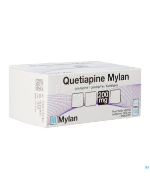 Quetiapine viatris 200mg comp pell 100