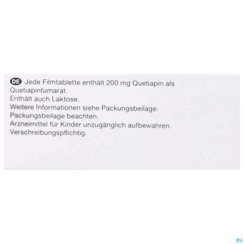 Quetiapine viatris 200mg comp pell 100