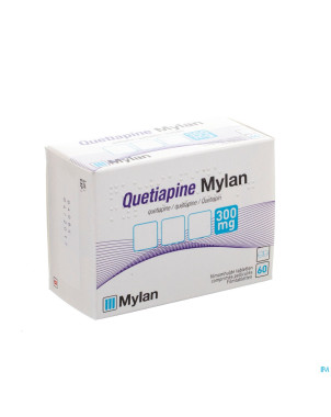 Quetiapine viatris 300mg comp pell 60